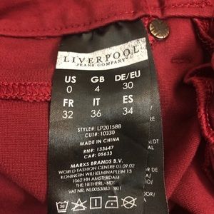 Liverpool Cropped skinny jeans
